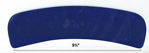 Curved Motorcycle Plate