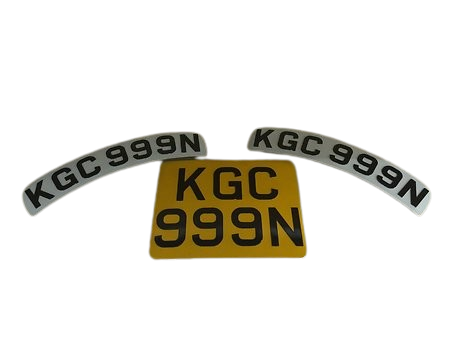 Reflective Motorcycle Plates