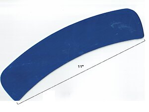 Standard Curved Motorcycle Plate