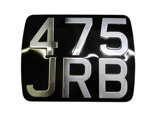 Standard Motorcycle Plate