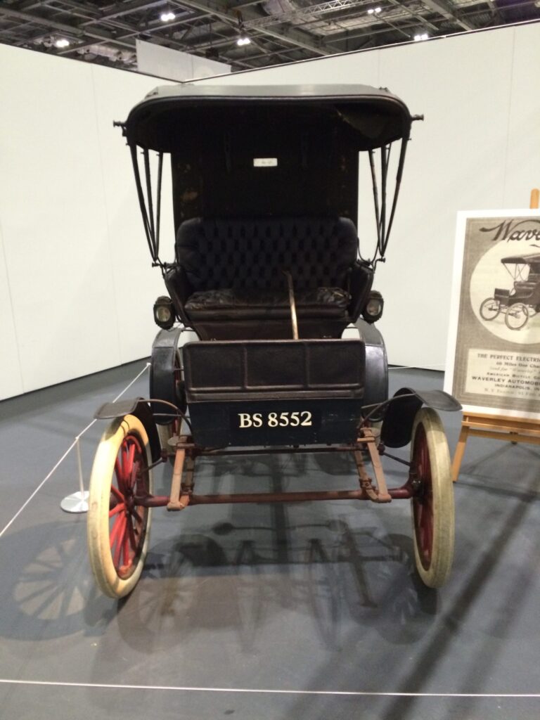 Vintage Car with Vintage Number Plate